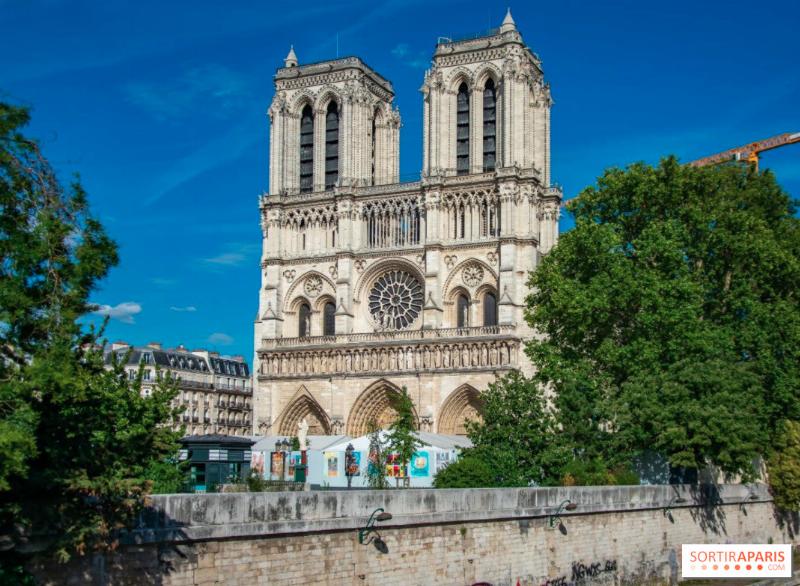 Plan des attractions touristiques autour de Notre-Dame de Paris sur l’Île de la Cité